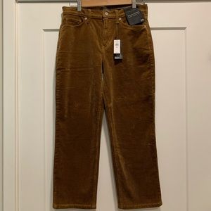 Banana Republic High Rise Straight ankle corduroys